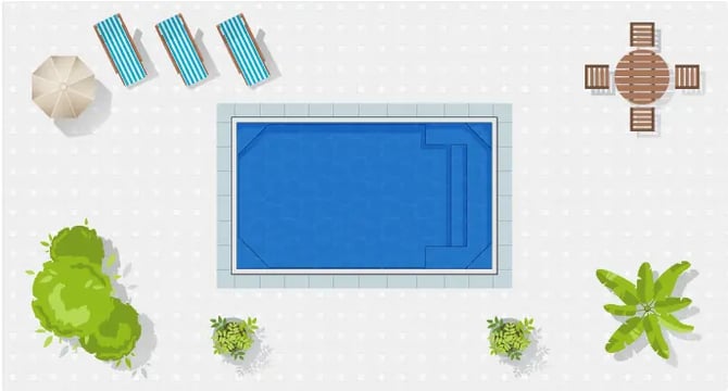 Pool_Royal Slimline 4_Medium Blue