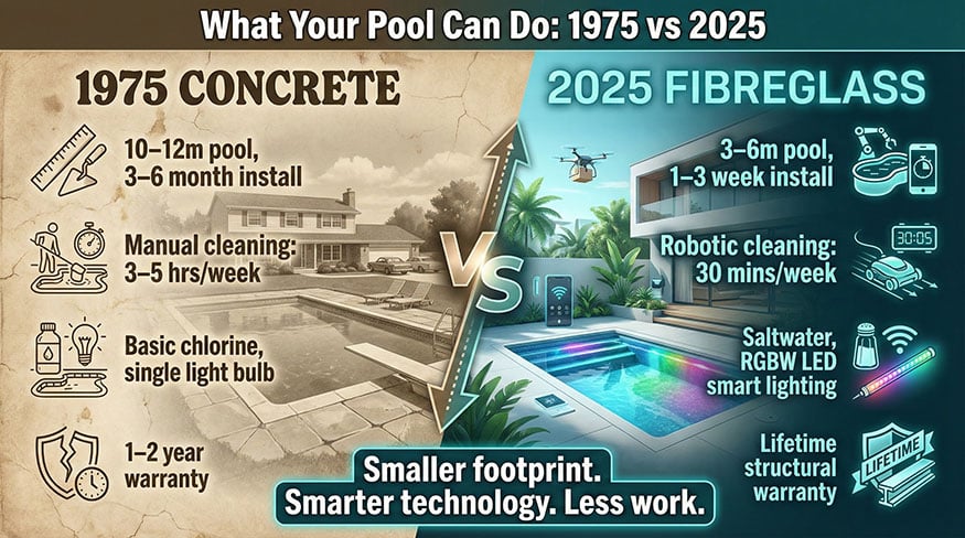 Feature Comparison Infographic 1970s vs 2020s