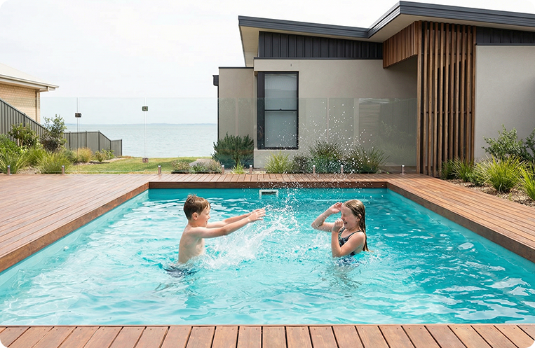 swimming fun in frankston