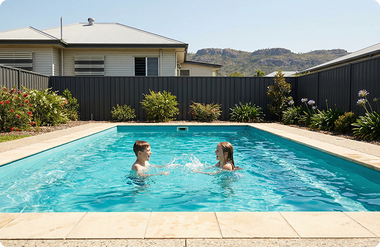 poll swimming fun gladstone