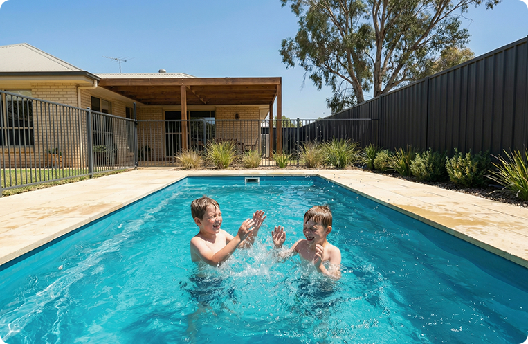 fun swimming in mildura