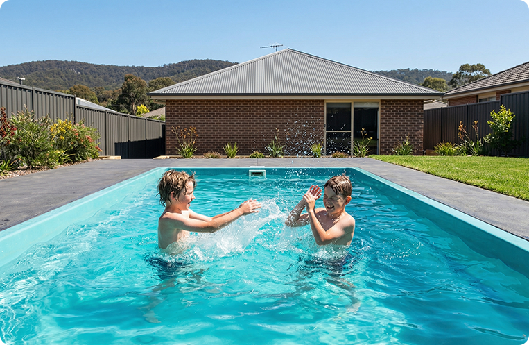 fun swimming in sunburry