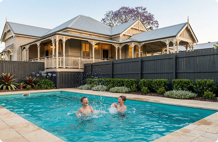 pool swimming fun maryborough