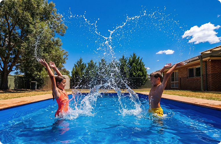 swimming pool fun in dubbo