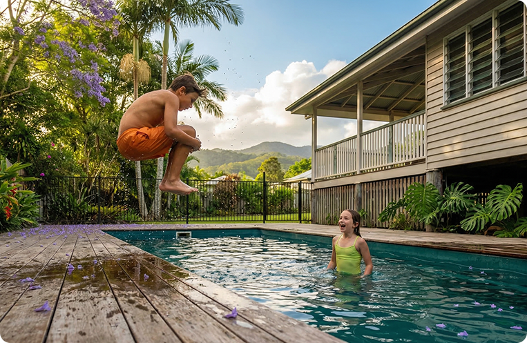 pool fun swimming in lismore